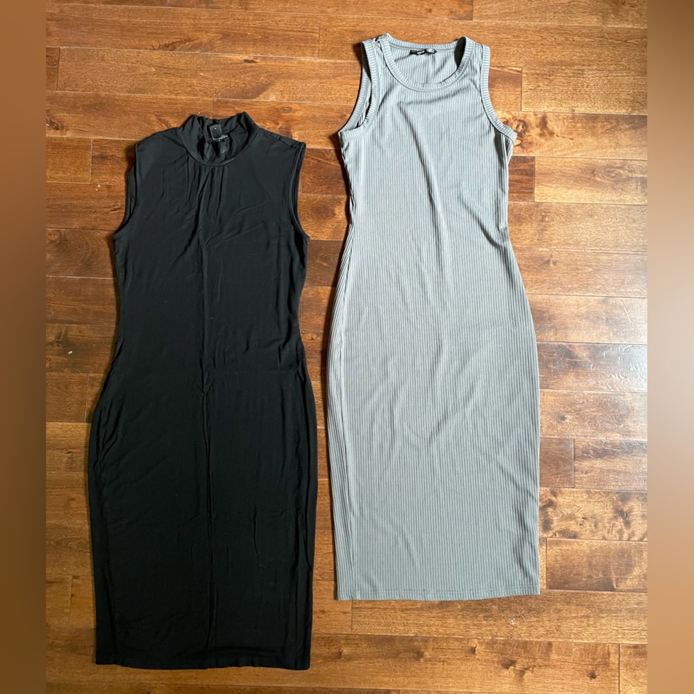 [SOLD] - Black and Gray Sleeveless Dresses bundle